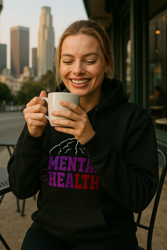 Men Heal Pink Hearts Hoodie