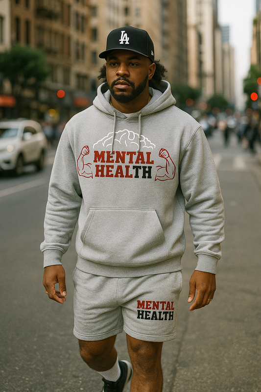 Men Heal Short % Hoodie set