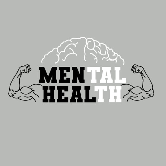 Grey and Black Men Heal Hoodie